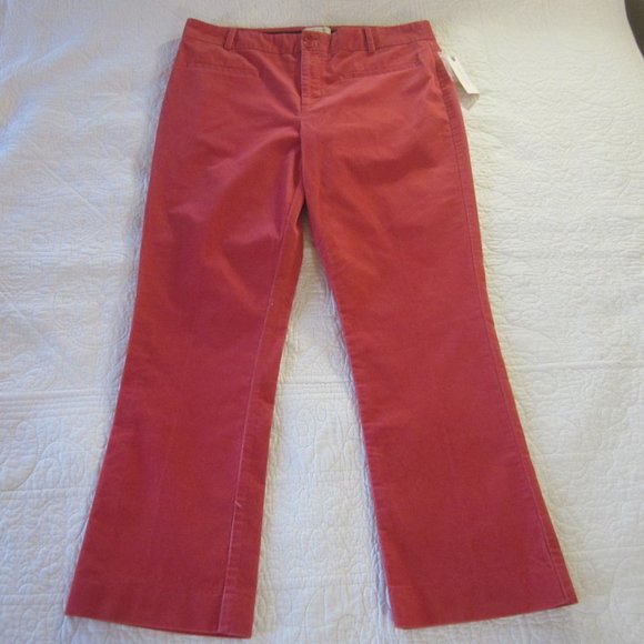 Anthropologie Pants 12 Essential Collection Corduroy Pink/Rose - Picture 7 of 10